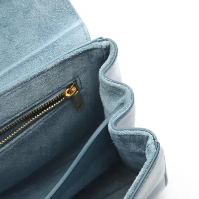 Pre-owned Celine Blue Leather Shoulder Bag ()