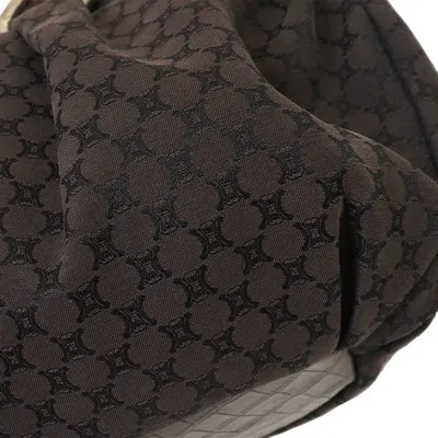 Pre-owned Celine Brown Canvas Leather Shoulder Bag Tote Bag ()