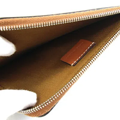 Pre-owned Celine Brown Dark Brown Pvc Leather Coin Purse/coin Case ()