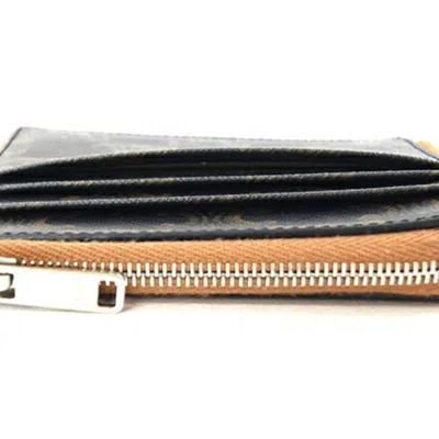 Pre-owned Celine Brown Dark Brown Pvc Leather Coin Purse/coin Case ()