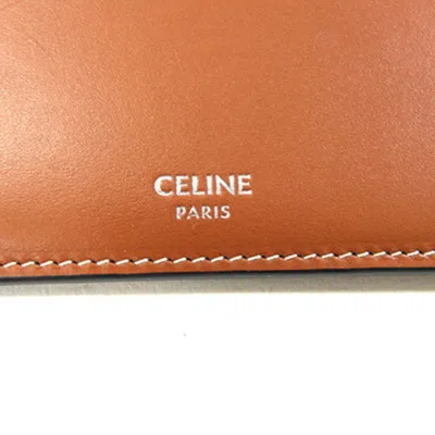 Pre-owned Celine Brown Dark Brown Pvc Leather Coin Purse/coin Case ()