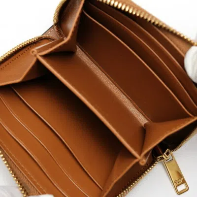 Pre-owned Celine Brown Leather Coin Purse/coin Case ()