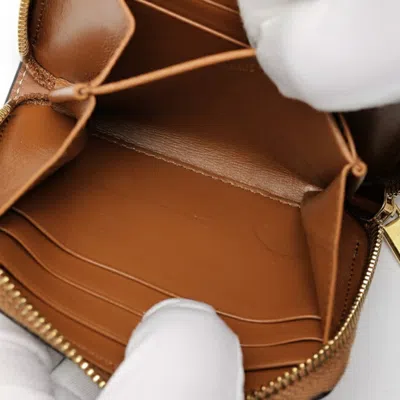 Pre-owned Celine Brown Leather Coin Purse/coin Case ()