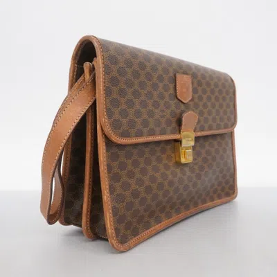 Pre-owned Celine Brown Pvc Clutch Bag ()