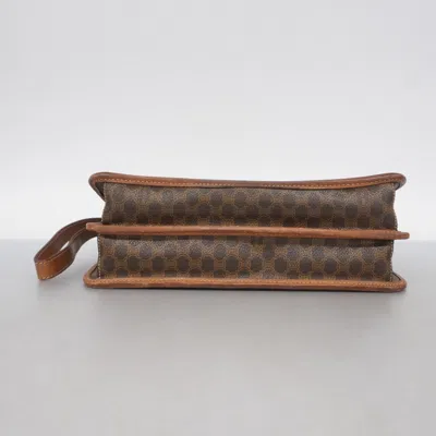 Pre-owned Celine Brown Pvc Clutch Bag ()
