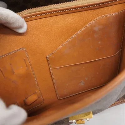 Pre-owned Celine Brown Pvc Clutch Bag ()