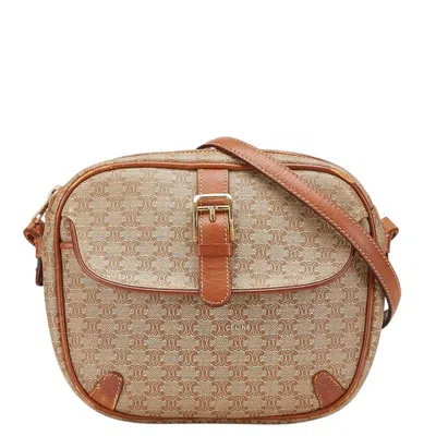 Pre-owned Celine Brown Pvc Leather Shoulder Bag ()