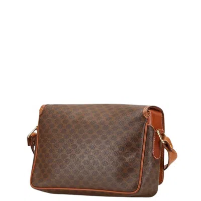 Pre-owned Celine Brown Pvc Leather Shoulder Bag ()