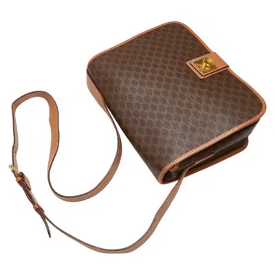 Pre-owned Celine Brown Pvc Leather Shoulder Bag ()