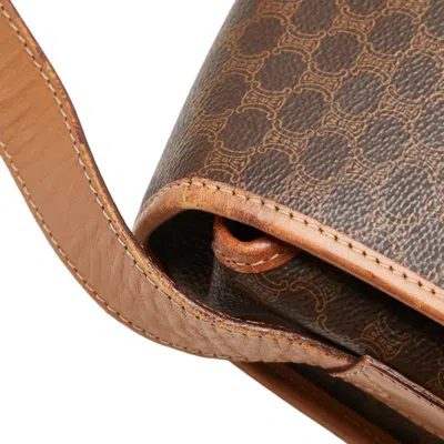 Pre-owned Celine Brown Pvc Leather Shoulder Bag ()