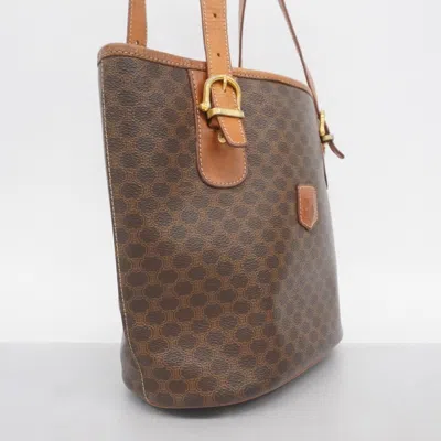 Pre-owned Celine Brown Pvc Tote Bag ()