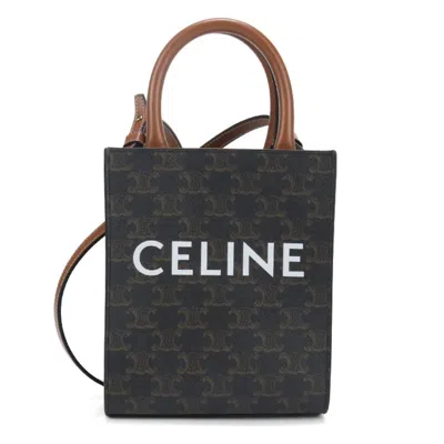 Pre-owned Celine Brown Pvc Tote Bag ()