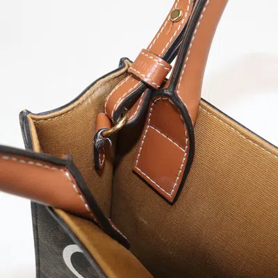 Pre-owned Celine Brown Pvc Tote Bag ()