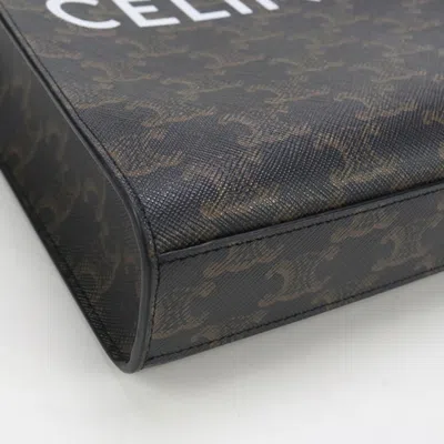 Pre-owned Celine Brown Pvc Tote Bag ()