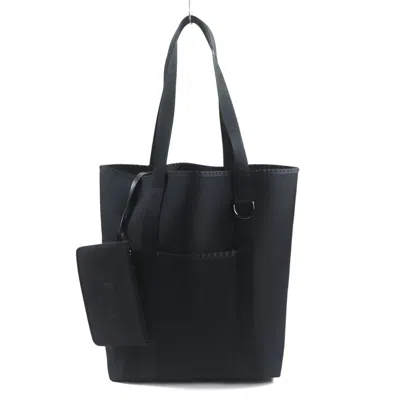 Pre-owned Celine Cabas Black Nylon Tote Bag ()