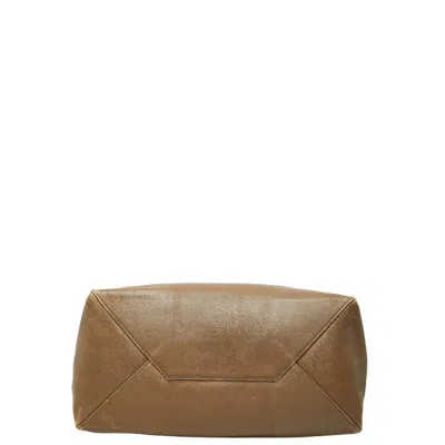 Pre-owned Celine Brown Yellow Leather Tote Bag ()