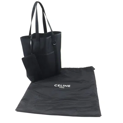 Pre-owned Celine Cabas Black Nylon Tote Bag ()
