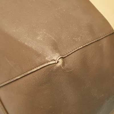 Pre-owned Celine Brown Yellow Leather Tote Bag ()