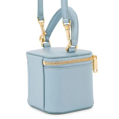 Pre-owned Celine Light Blue Leather Pochette Shoulder Bag ()