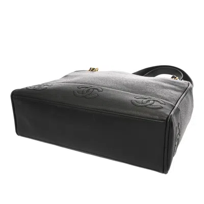 Pre-owned Chanel Black Blue Shoulder Bag () In Multi