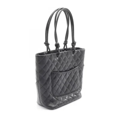 Pre-owned Chanel Black Cambon Ligne Tote Bag ()