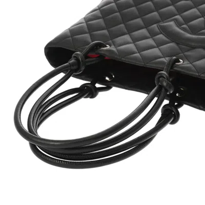 Pre-owned Chanel Black Cambon Ligne Tote Bag ()