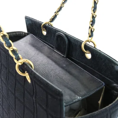 Pre-owned Chanel Black Cotton Handbag Tote Bag ()