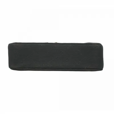 Pre-owned Chanel Black Cotton Shoulder Bag ()