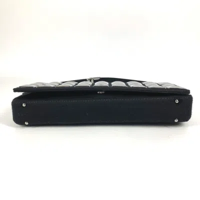 Pre-owned Chanel Black Cotton Shoulder Bag ()