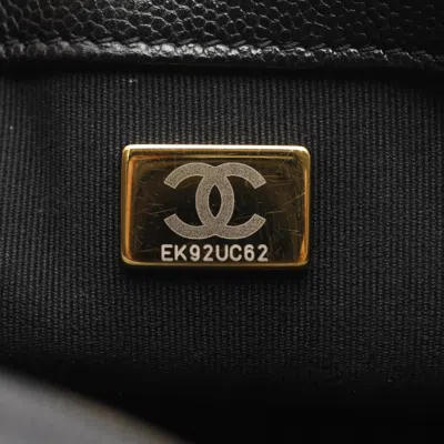 Pre-owned Chanel Black Leather Backpack ()