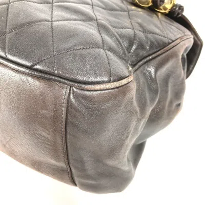 Pre-owned Chanel Black Leather Backpack ()