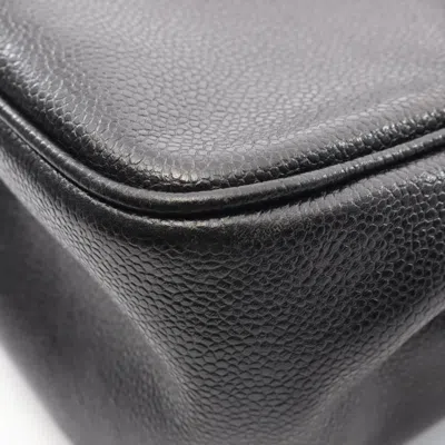 Pre-owned Chanel Black Leather Backpack ()