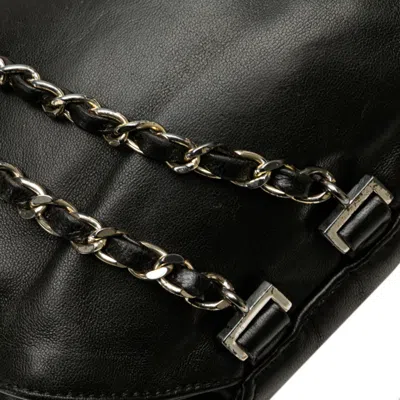 Pre-owned Chanel Black Leather Backpack ()