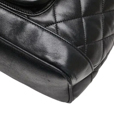 Pre-owned Chanel Black Leather Backpack ()