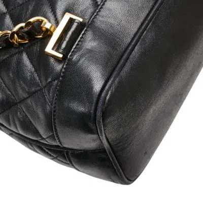 Pre-owned Chanel Black Leather Backpack ()