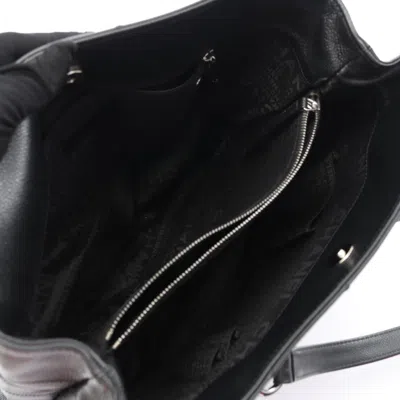 Pre-owned Chanel Black Leather Tote Bag ()