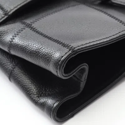 Pre-owned Chanel Black Leather Tote Bag ()