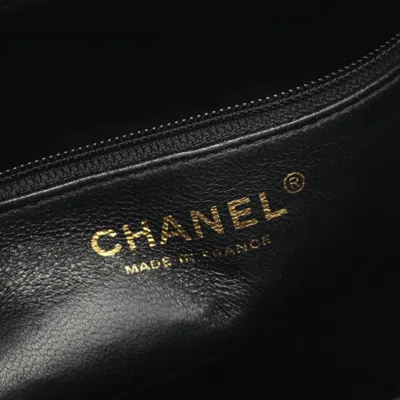 Pre-owned Chanel Black Leather Tote Bag ()
