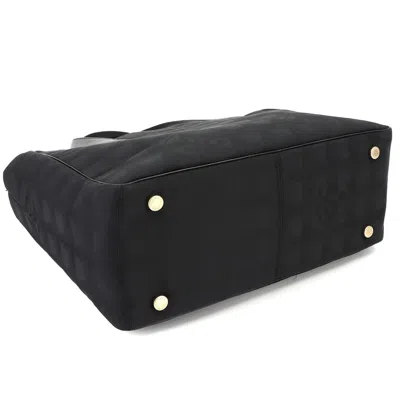 Pre-owned Chanel Black New Travel Line Leather Tote Bag ()