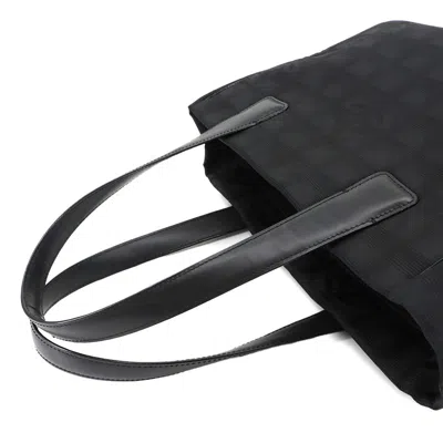 Pre-owned Chanel Black New Travel Line Leather Tote Bag ()