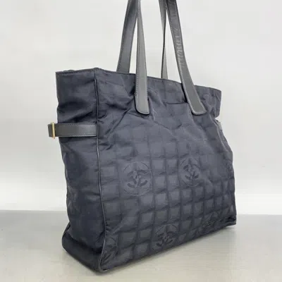 Pre-owned Chanel Black Nylon Tote Bag ()