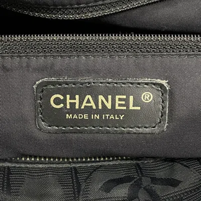 Pre-owned Chanel Black Nylon Tote Bag ()