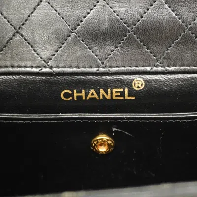 Pre-owned Chanel Black Red Color Leather Pouch Shoulder Bag () In Multi