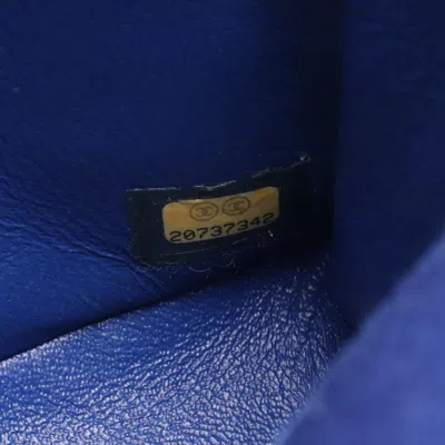 Pre-owned Chanel Blue Cotton Jersey Shoulder Bag ()