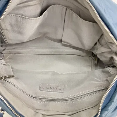 Pre-owned Chanel Blue Nylon Shoulder Bag ()