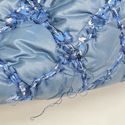 Pre-owned Chanel Blue Nylon Shoulder Bag ()