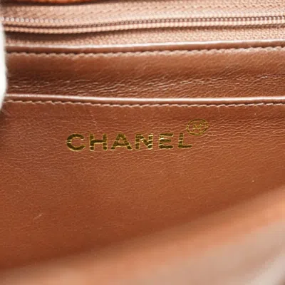 Pre-owned Chanel Brown Grained Calfskin Shoulder Bag ()