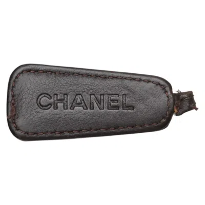 Pre-owned Chanel Brown Leather Handbag Tote Bag ()