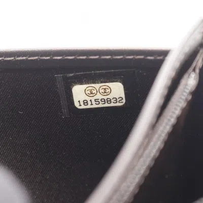Pre-owned Chanel Brown Leather Long Wallet (bi-fold) ()