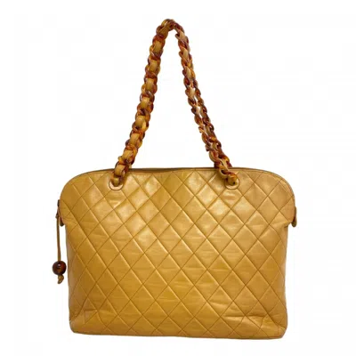 Pre-owned Chanel Brown Leather Tote Bag ()